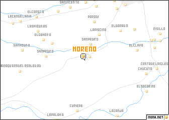 map of Moreno