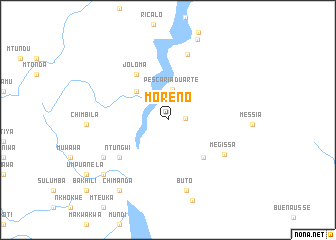map of Moreno