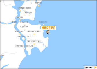 map of Moreré