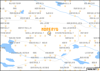 map of Möreryd