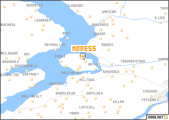 map of Moress