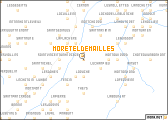 map of Morêtel-de-Mailles