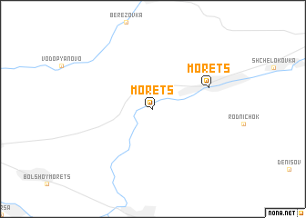 map of Morets