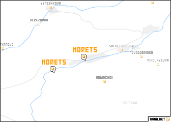 map of Morets