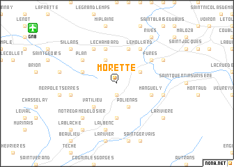 map of Morette