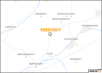 map of Morevskiy