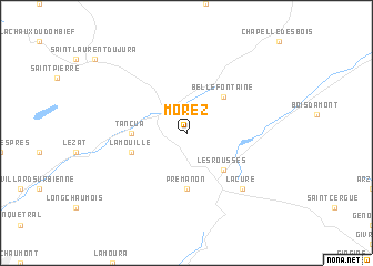 map of Morez