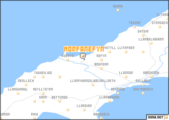 map of Morfa Nefyn