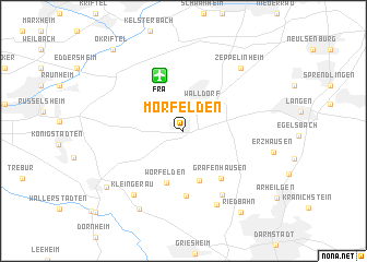 map of Mörfelden