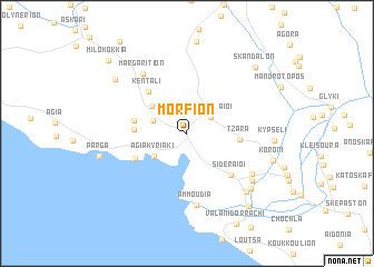 map of Mórfion