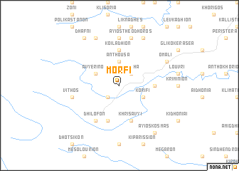 map of Mórfi