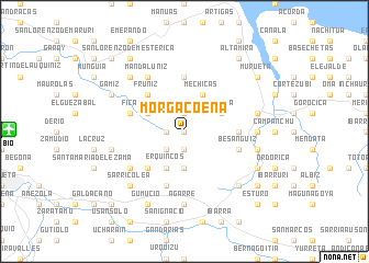 map of Morgacoena