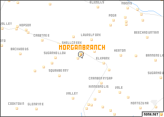 map of Morgan Branch