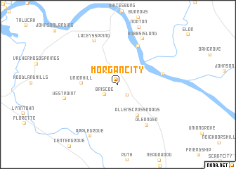 map of Morgan City