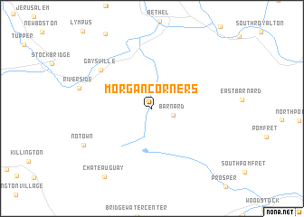 map of Morgan Corners