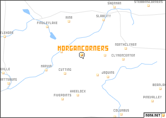 map of Morgan Corners