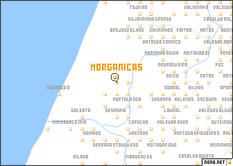 map of Morganiças