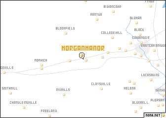 map of Morgan Manor