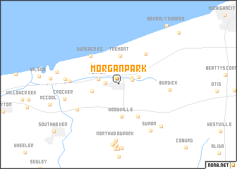 map of Morgan Park