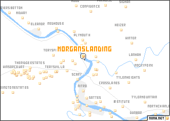 map of Morgans Landing