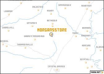 map of Morgans Store