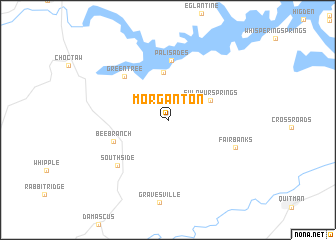 map of Morganton