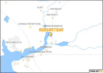 map of Morgantown