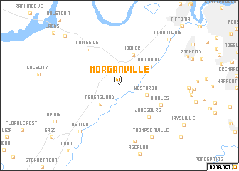 map of Morganville