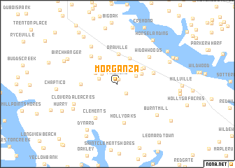 map of Morganza