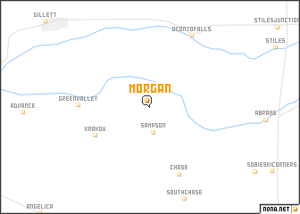 map of Morgan