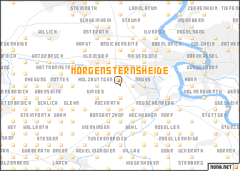 map of Morgensternsheide