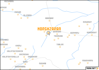 map of Morghzārān