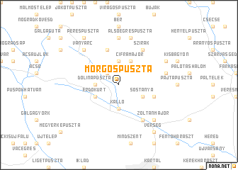 map of Morgóspuszta