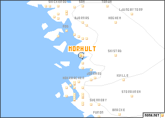 map of Mörhult