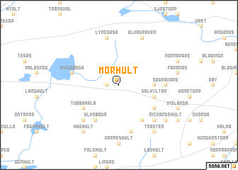 map of Mörhult