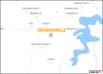 map of Morianforéla