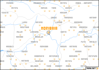 map of Moribaia