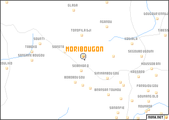 map of Moribougon