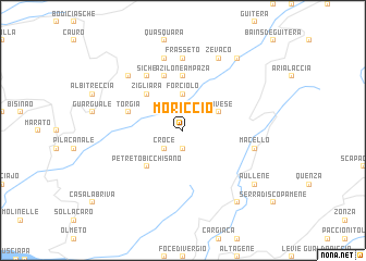 map of Moriccio