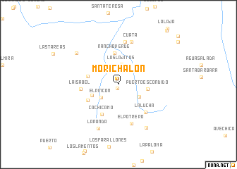 map of Morichalón