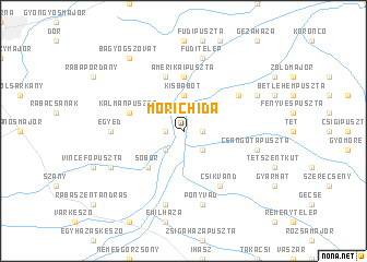 map of Mórichida