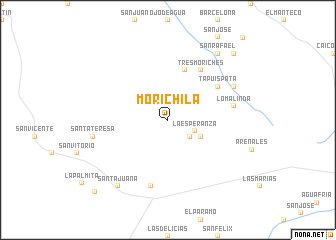 map of Morichila