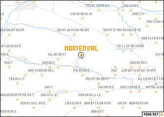 map of Morienval