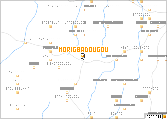 map of Morigbadougou