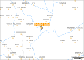 map of Morigbaia