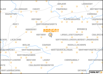 map of Morigny