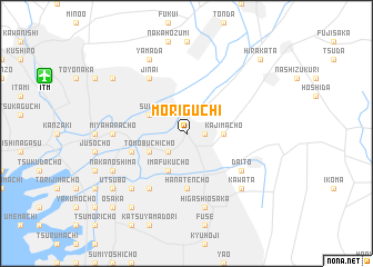 map of Moriguchi