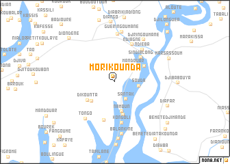 map of Morikounda