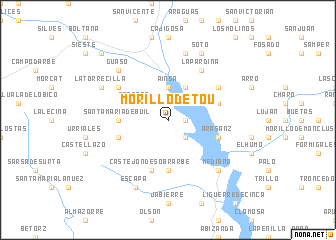 map of Morillo de Tou