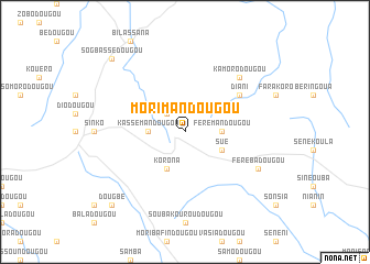 map of Morimandougou